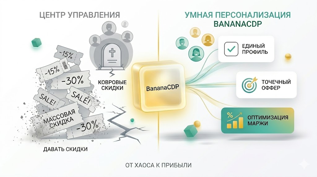 Смерть «ковровых» скидок: как давать промокоды только тем, кто действительно не купит без них