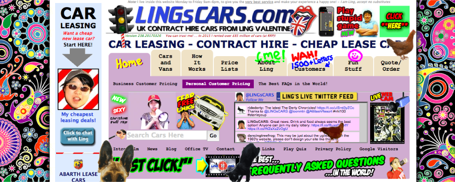 перегруженный дизайн сайта