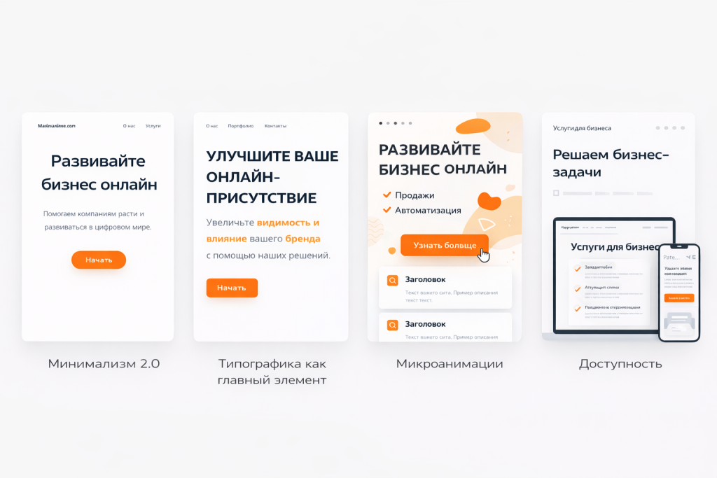 примеры трендов веб-дизайна примеры трендов веб-дизайна